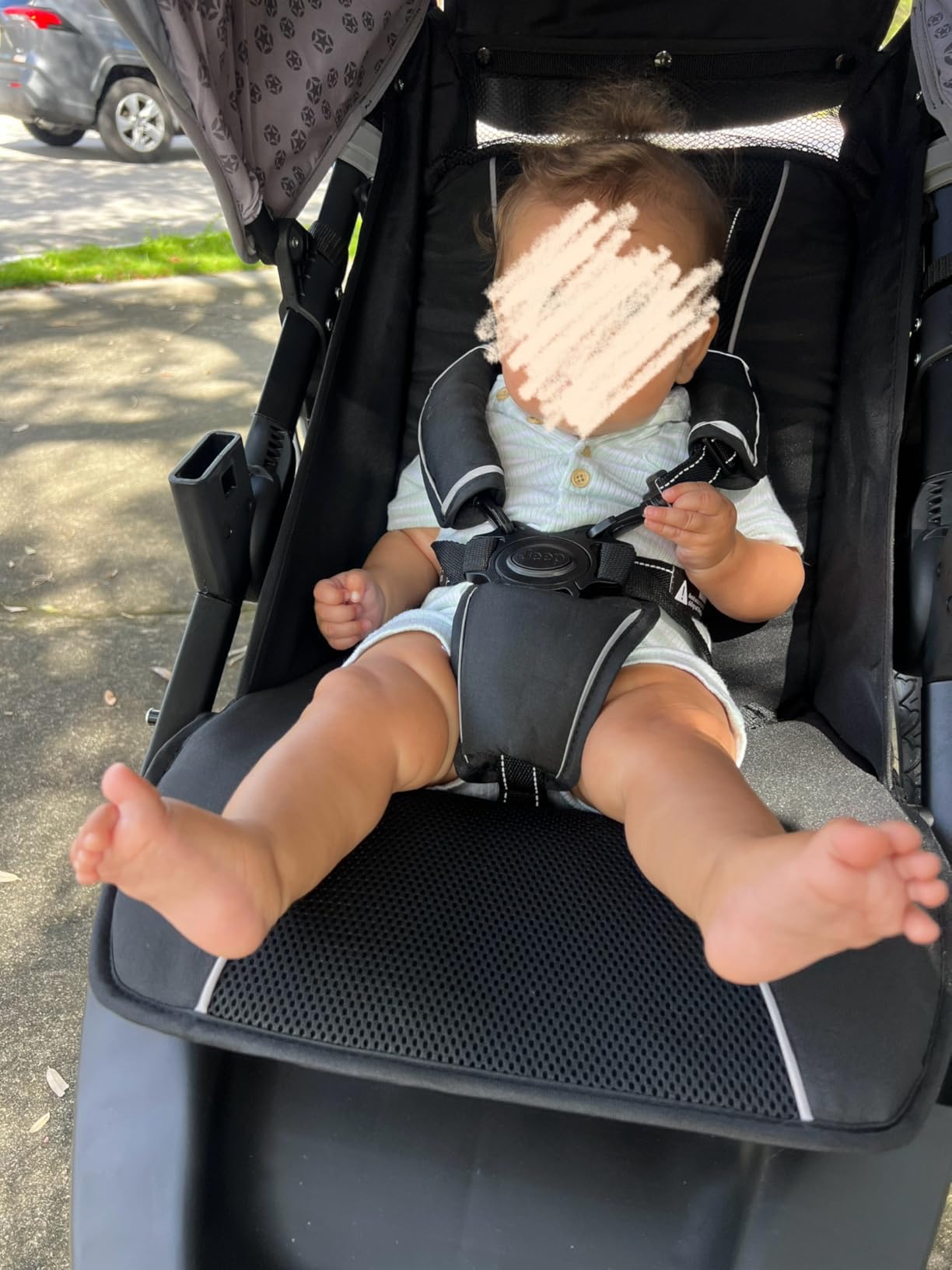 Jeep Cross-Country Sport Plus Jogging Stroller by Delta Children, Charcoal Galaxy customer photo 2