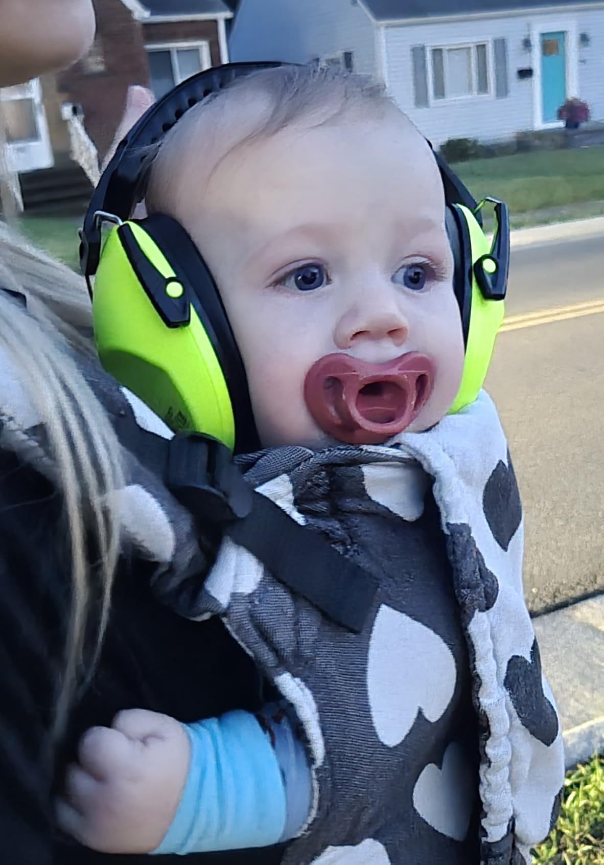 Dr.meter EM100 Noise Cancelling Headphones for Kids Adults, Ear Muffs | 27.4SNR Hearing Protection Earmuffs for Monster Jam, Autism Sensory, Concerts, Fireworks, Races, Toddler Kids Noise Reduction customer photo 2