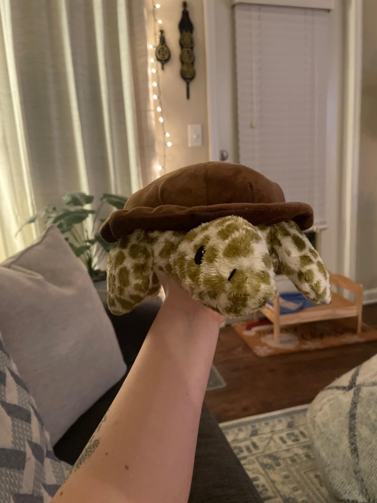 Warmies Turtle Heatable and Coolable Weighted Water Animal Stuffed Animal Plush - Lavender Aromatherapy customer photo 2