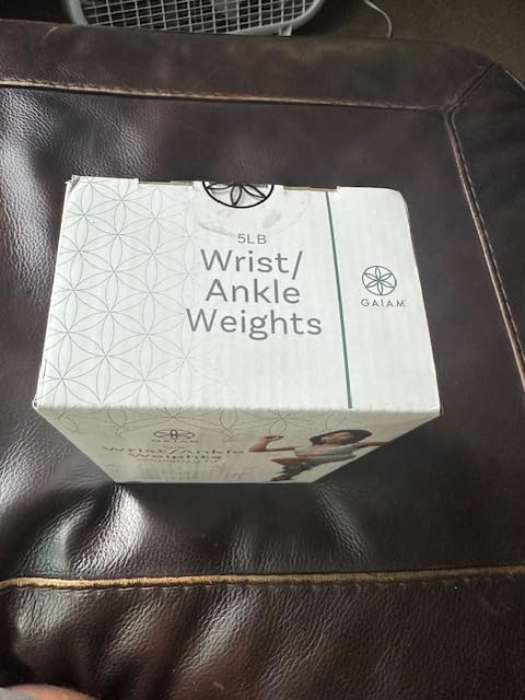 Gaiam Ankle Weights, Wearable Bracelet to Strengthen, Tone & Sculpt, Adjustable Ankle Weights for Women & Men for Yoga, Dance, Pilates, Barre, Cardio, Home & Gym Use customer photo 2