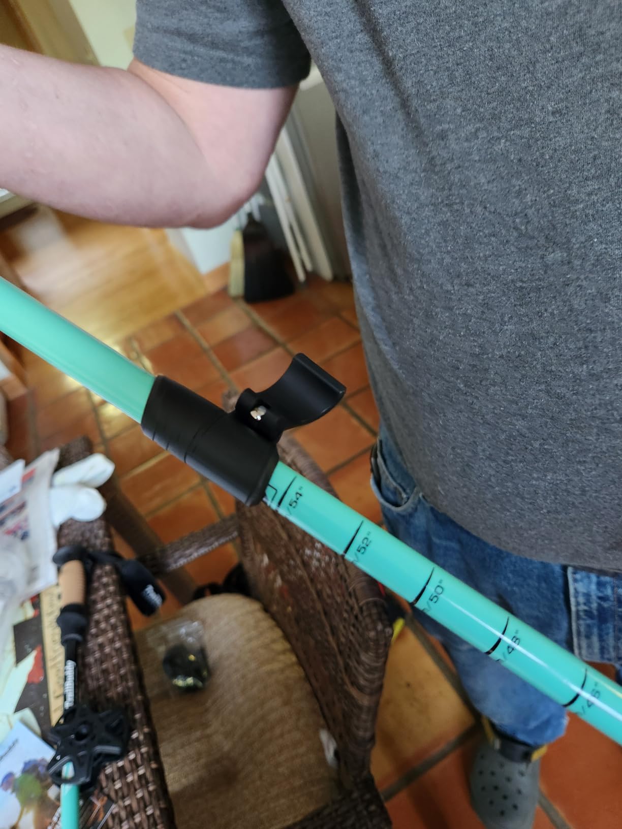 TrailBuddy Trekking Poles - Lightweight 7075 Aluminum Hiking Poles for Women, Men & Seniors - Collapsible Walking Sticks for Travel, Trails & Balance customer photo 2