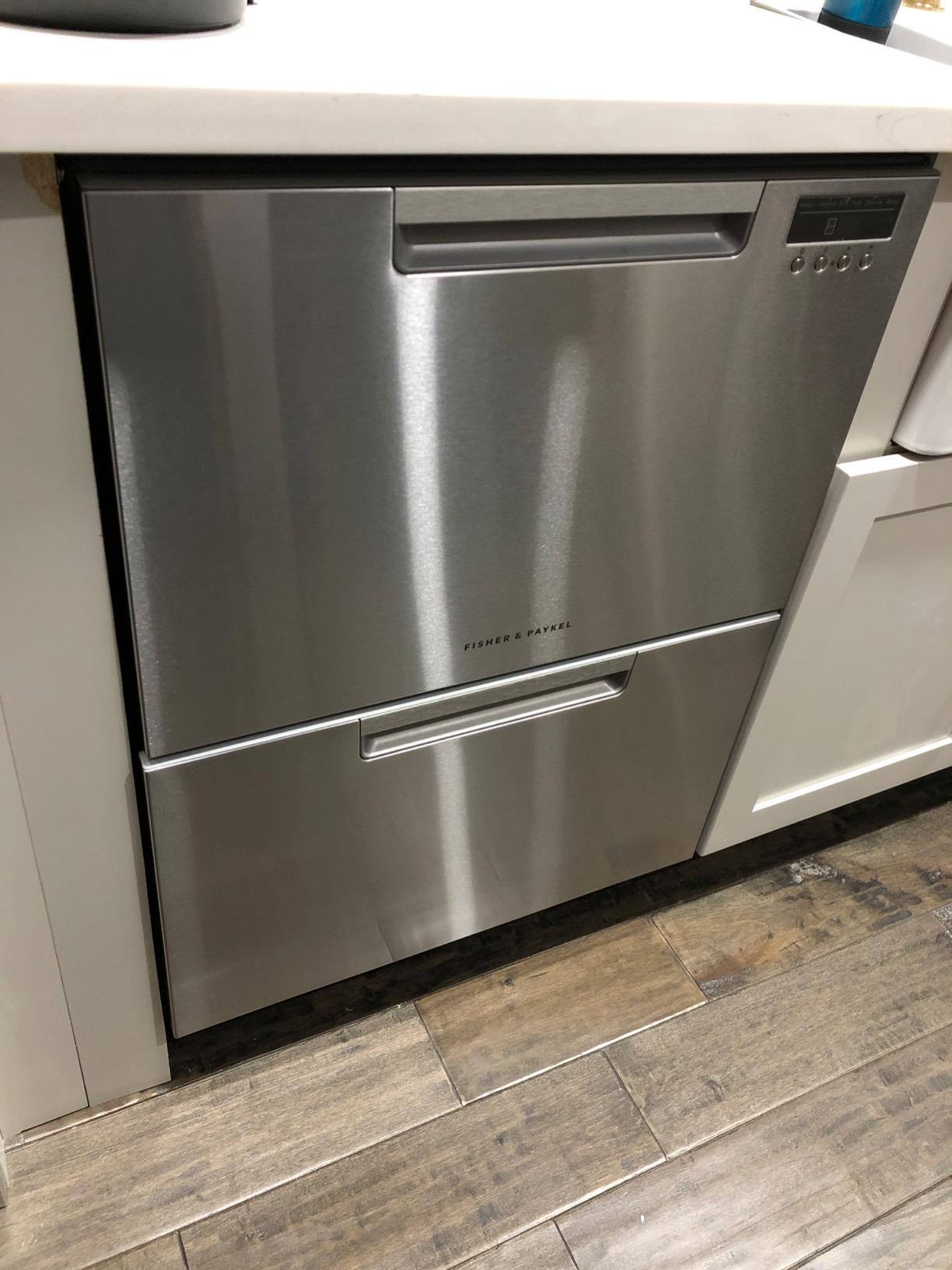 Fisher and Paykel Double DishDrawer Dishwasher, 14 Place Settings (EZKleen Stainless Steel) customer photo 1