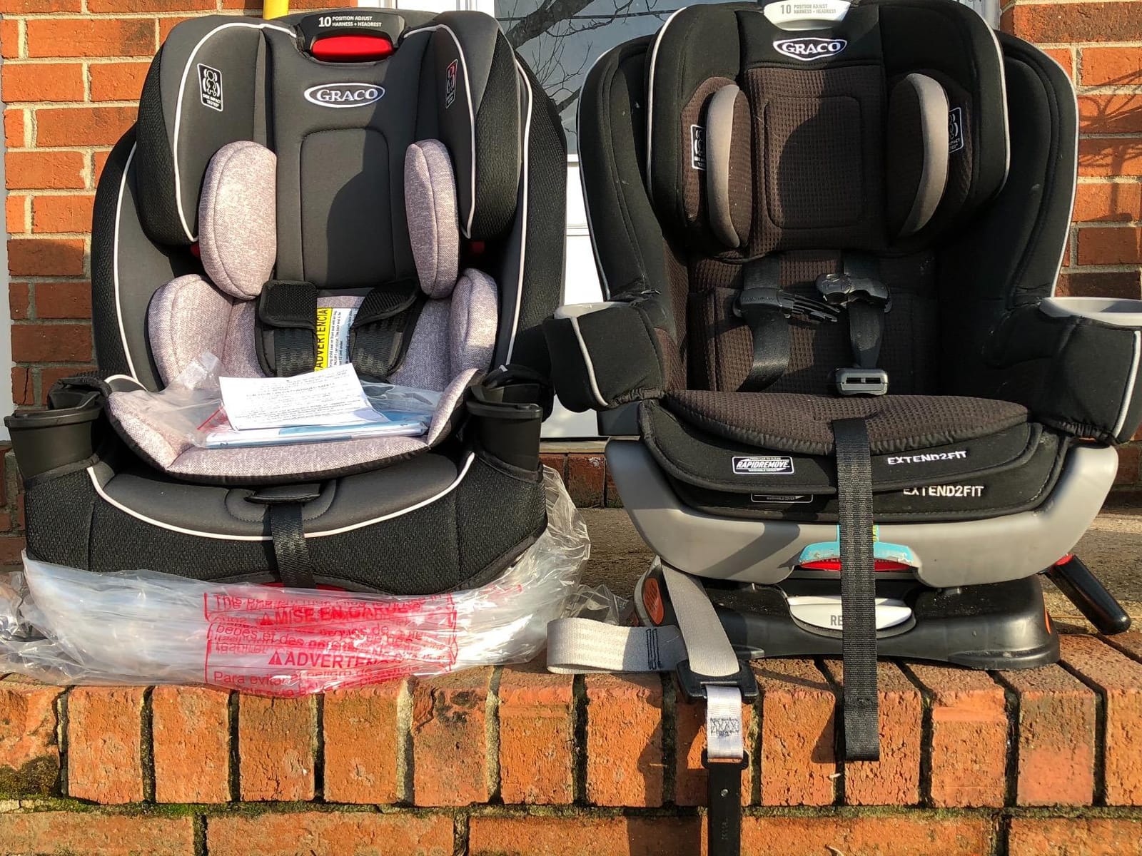 Graco SlimFit 3-in-1 Convertible Car Seat, Ultra-Space-Saving Design, Darcie, Suitable for Rear and Forward-Facing, Highback Booster Seat with 10-Position Headrest customer photo 1