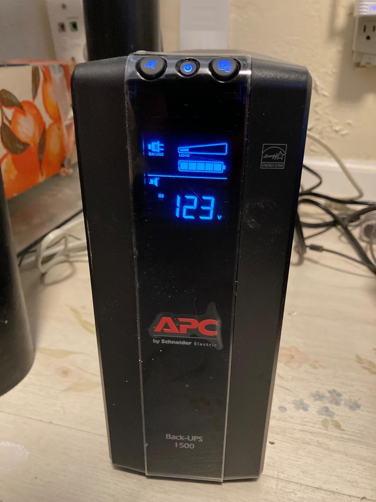 APC UPS 1500VA/900W, LCD, AVR, UPS Battery Backup & Surge Protector BX1500M | Back-UPS Pro 1500VA UPS for home offices. 10 outlets, surge protect, UL cert, 68-min runtime (@100W) for PCs & workstations customer photo 1