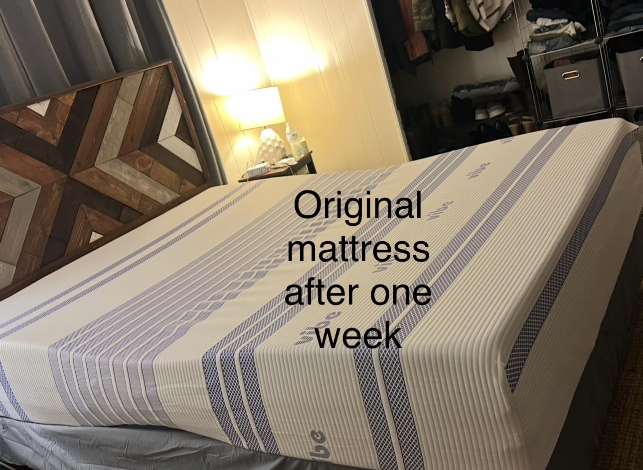 Vibe Gel Memory Foam Mattress, 12-Inch CertiPUR-US Certified Bed-in-a-Box, Queen, White customer photo 1