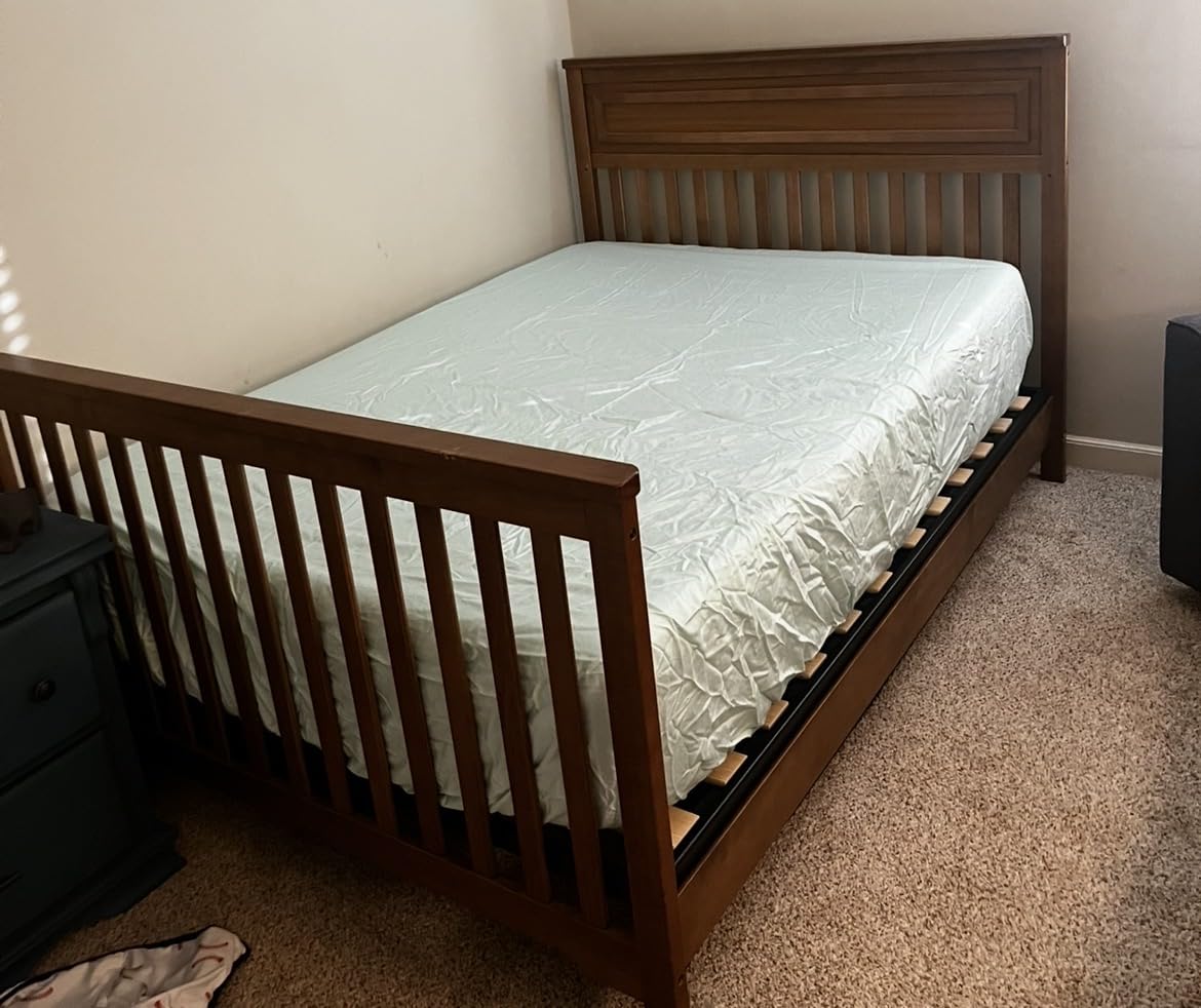 Zinus 1.6 Inch Deepak Easy Assembly Wood Slat Bunkie Board, Full | Metal Frame with Wood Slats, Bed Slat Replacement, Easy Assembly, Noise-Free, Non-Slip Construction customer photo 2