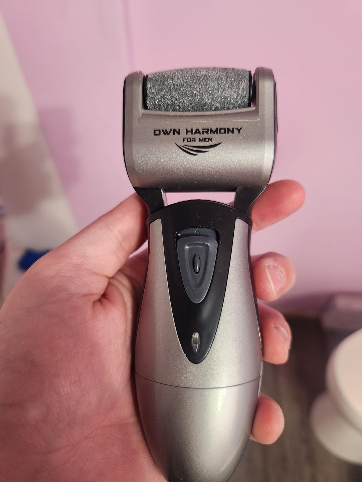 Own Harmony Electric Callus Remover - Rechargeable Foot File Pedicure Tool | Professional Foot Callus Grinder, Cordless, 3 Rollers, USB Cable, Water-Resistant, for Cracked Heels and Dry, Hard, Dead Skin customer photo 2