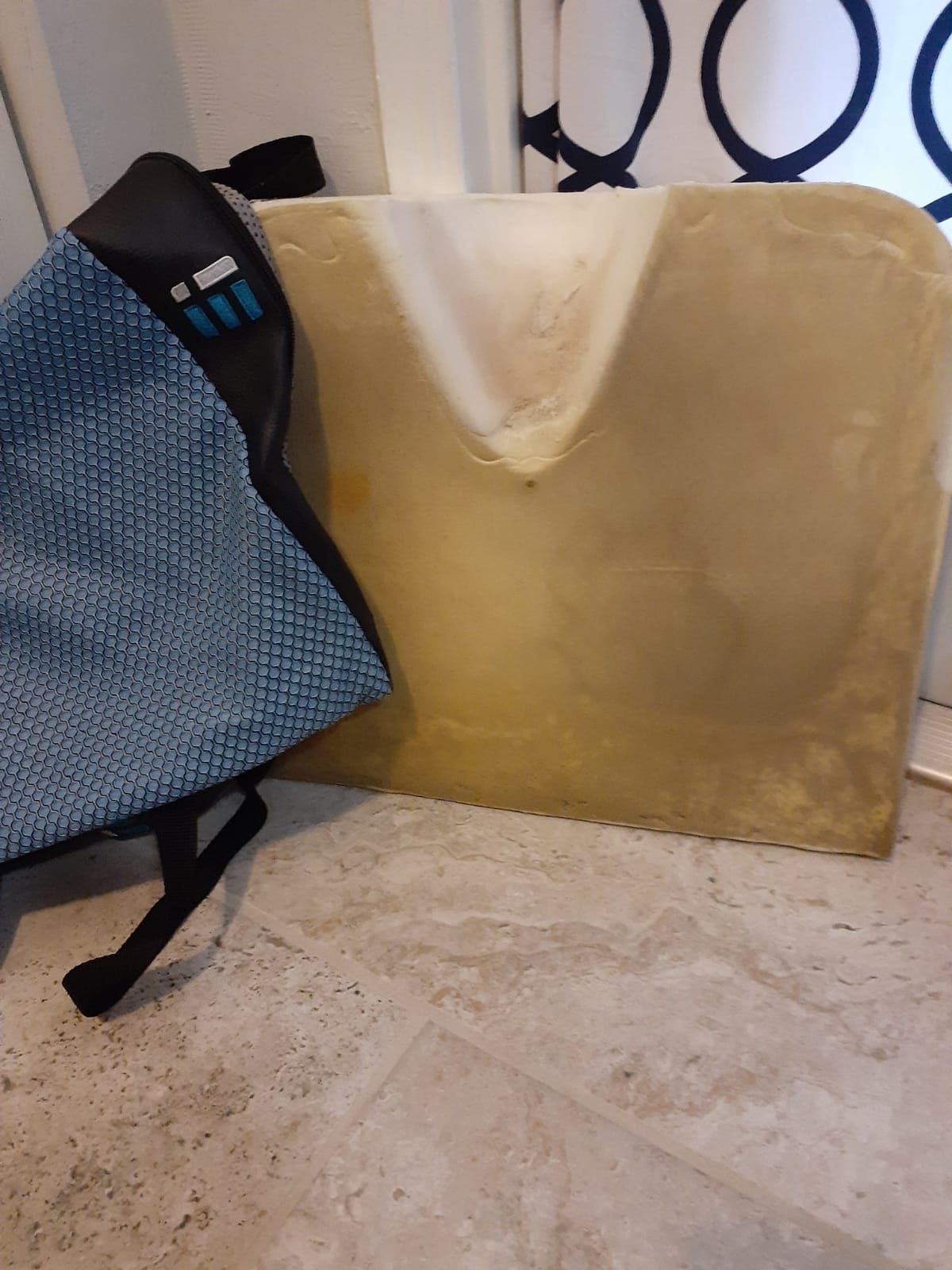 Premium Wedge Car Seat Cushion for Driving - Sciatica Seat Cushion for Car, Office, Home, Back Pain, Hip Support, Sciatica Pain Relief - Ergonomic Non-Slip Memory Foam Driving Pillow 17.5 x 15 x 3.5 customer photo 2