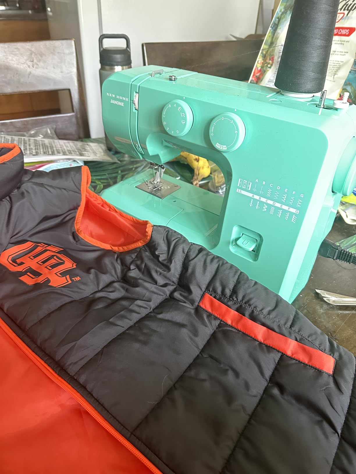 Janome Arctic Crystal Easy-to-Use Sewing Machine with Interior Metal Frame, Bobbin Diagram, Tutorial Videos, Made with Beginners in Mind for Garments, Patchwork, Light Quilting customer photo 2