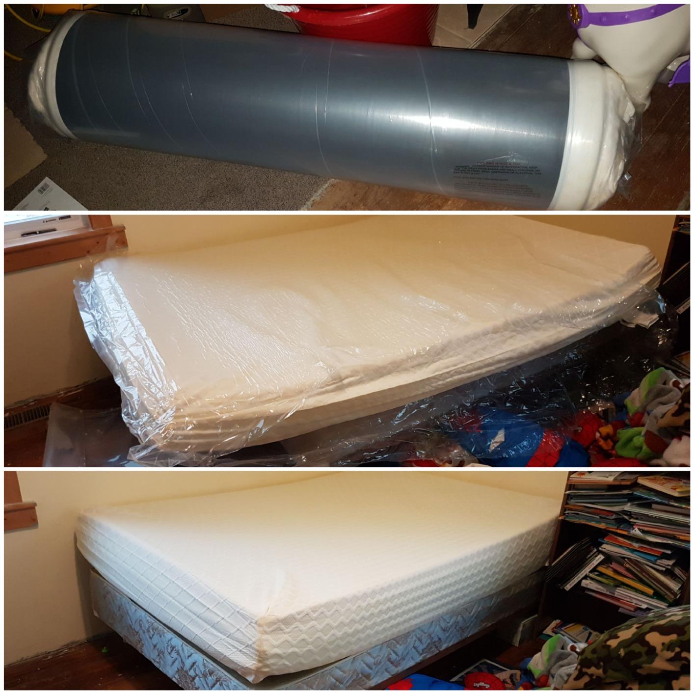 Signature Design by Ashley 12 Inch Memory Foam Queen Mattress in a Box | Stretch knit cover and 12-inch profile, CertiPUR-US foam designed for easy setup, Motion isolation, Chime Series customer photo 2