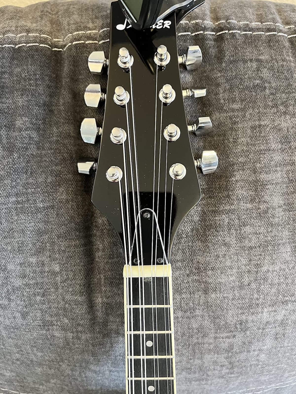 Donner A Style Mandolin Instrument Sunburst Beginner Adult Acoustic Mandolin Musical Instrument Mahogany 8 String, Bundle With Tuner String Bag Guitar Picks,DML-1 customer photo 1
