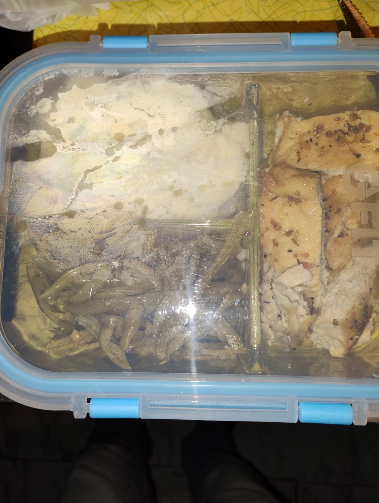 Glass Meal Prep Containers 2 and 3 Compartments, Leak-Proof, 32 oz, 4 Pack | Food Storage Bento Box, Lunch Containers Set, Snack Boxes, Portion Control, Dishwasher Oven Freezer Safe, Airtight Lids Blue customer photo 2