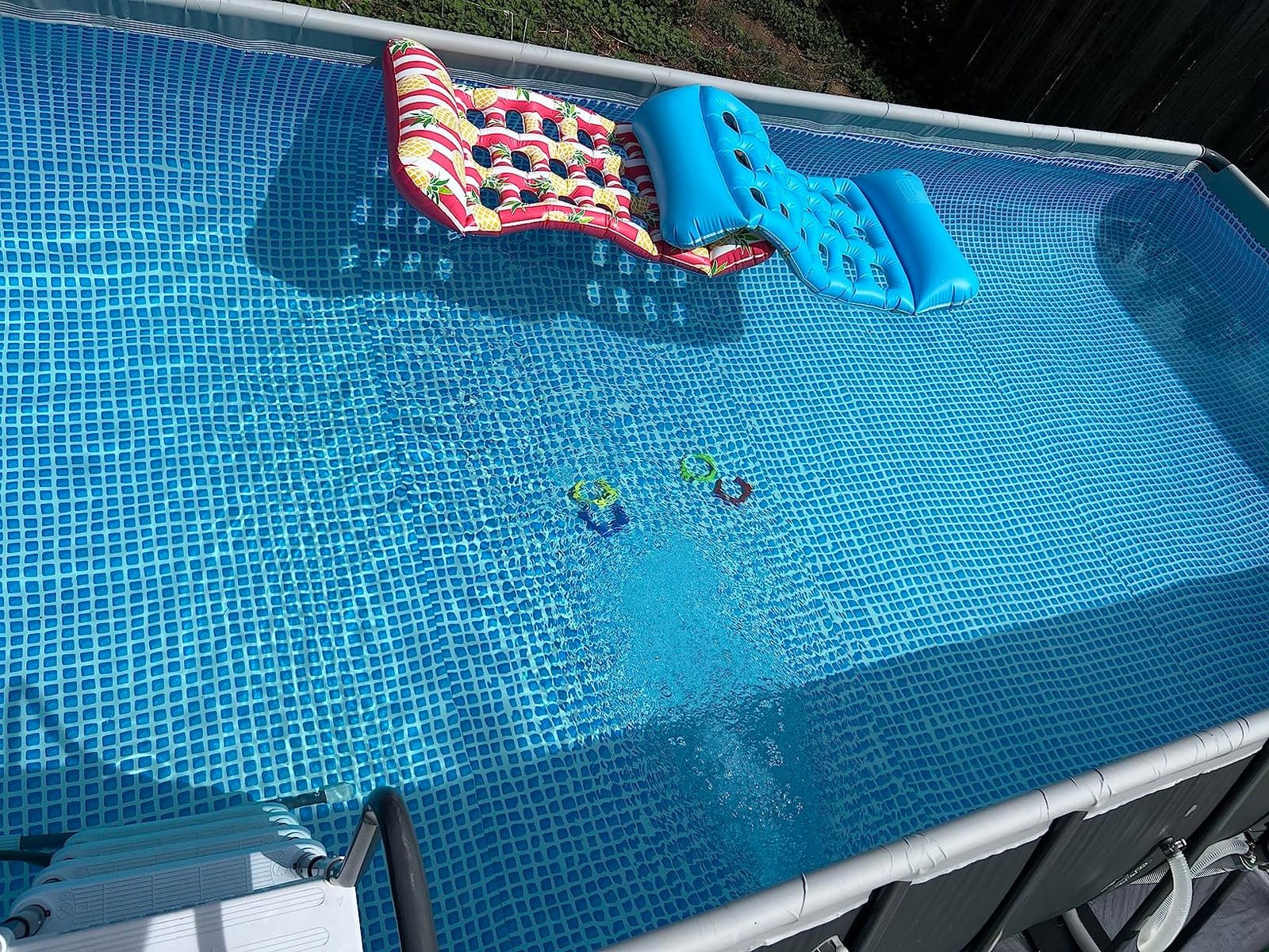 INTEX Ultra XTR 18ft x 9ft x 52in Above Ground Swimming Pool Set w/Pump | 26335EH - 1500 GPH Sand Filter Pump, Ladder, Pool Cover & Ground Cloth Included - Strong Galvanized Steel Frame customer photo 2