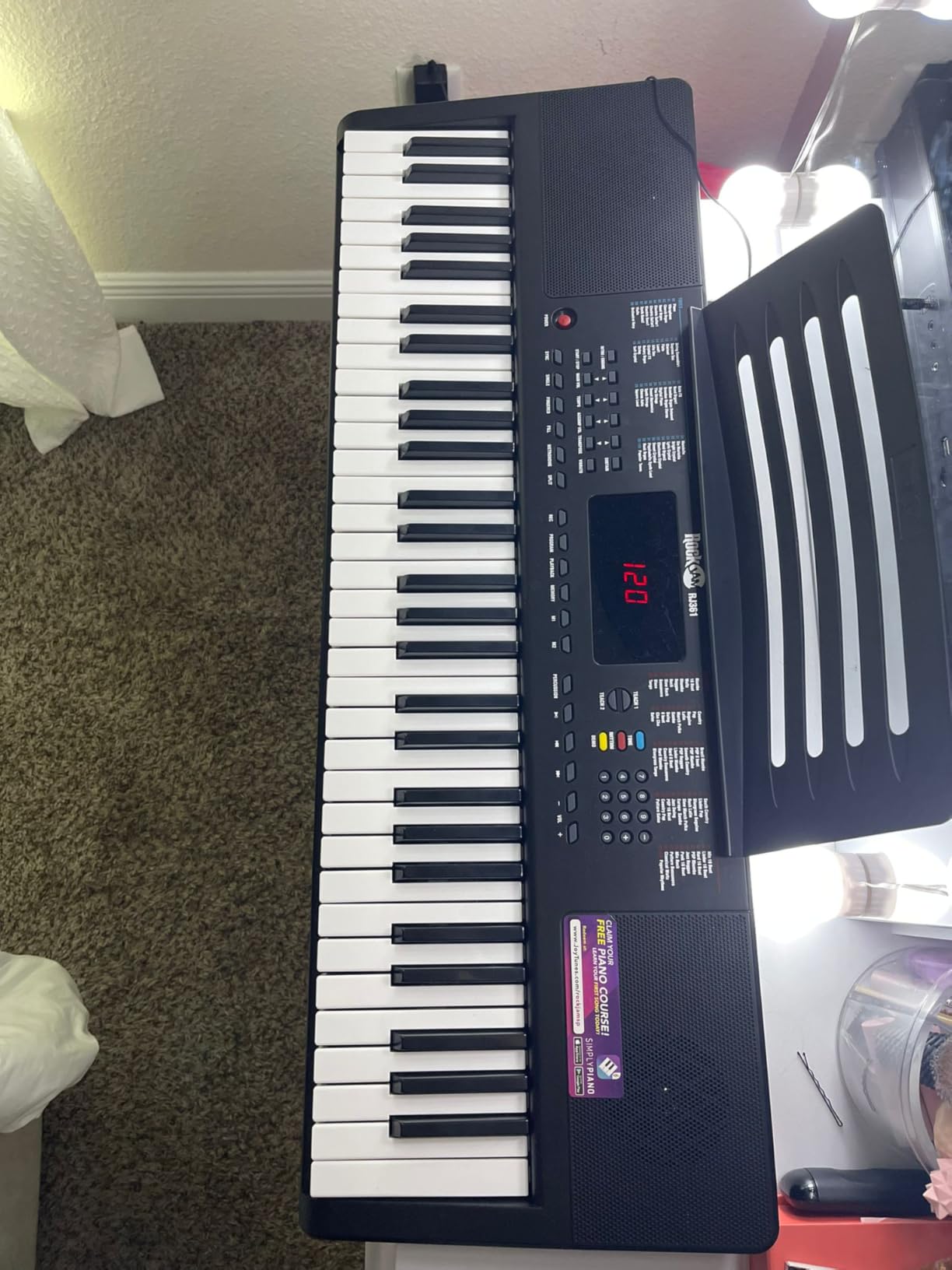 RockJam RJ361 61 Key Compact Keyboard Piano for Beginners customer photo 2