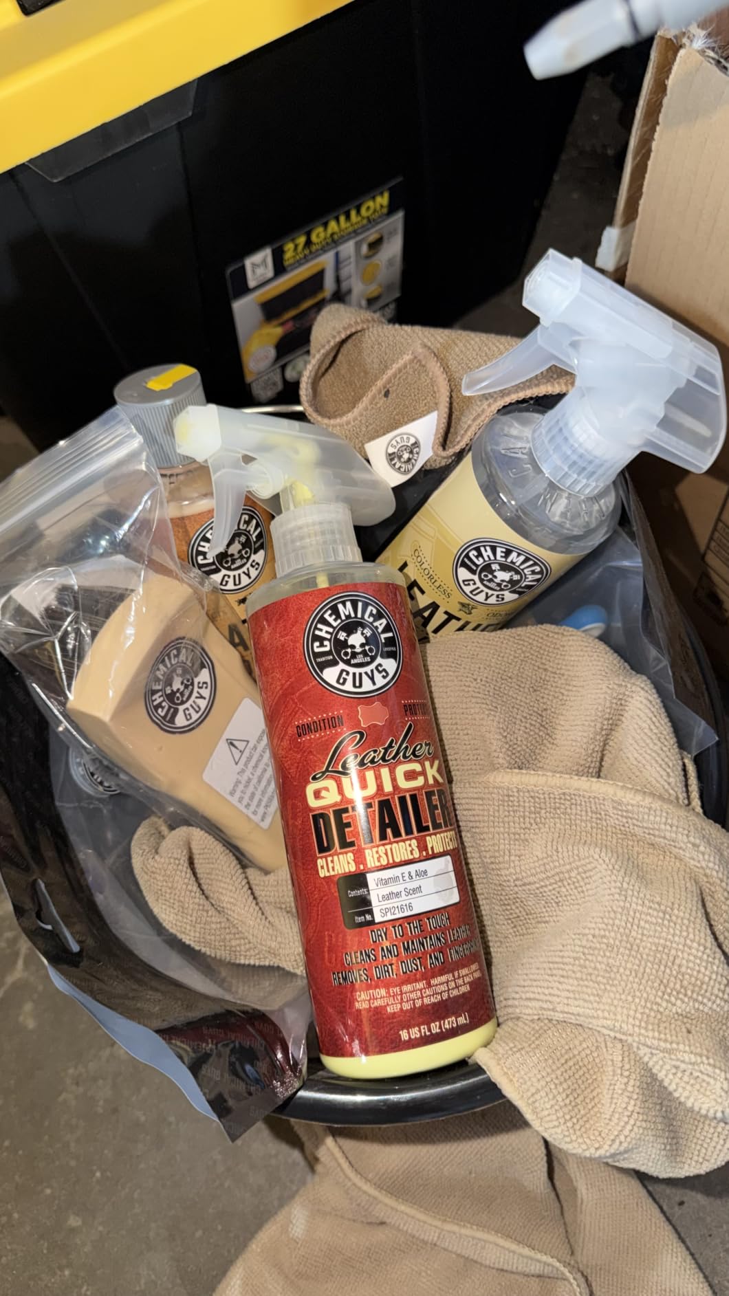 Chemical Guys 9-Piece Leather Cleaner and Conditioner Kit for Car Interiors customer photo 1