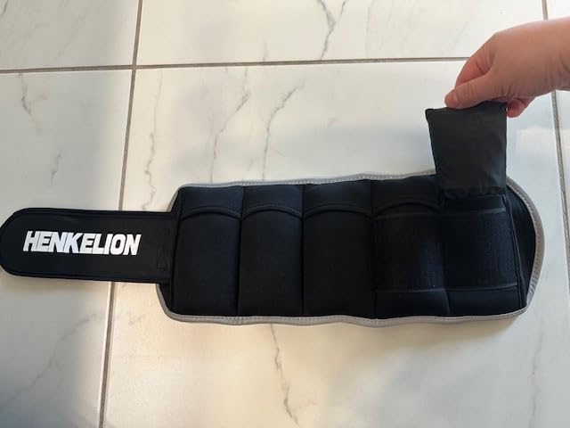 Henkelion 1 Pair 2 3 5 10 Lbs Adjustable Ankle Weights for Women Men Kids, Strength Training Wrist and Ankle Weights Sets for Gym, Fitness Workout, Running, Lifting customer photo 1