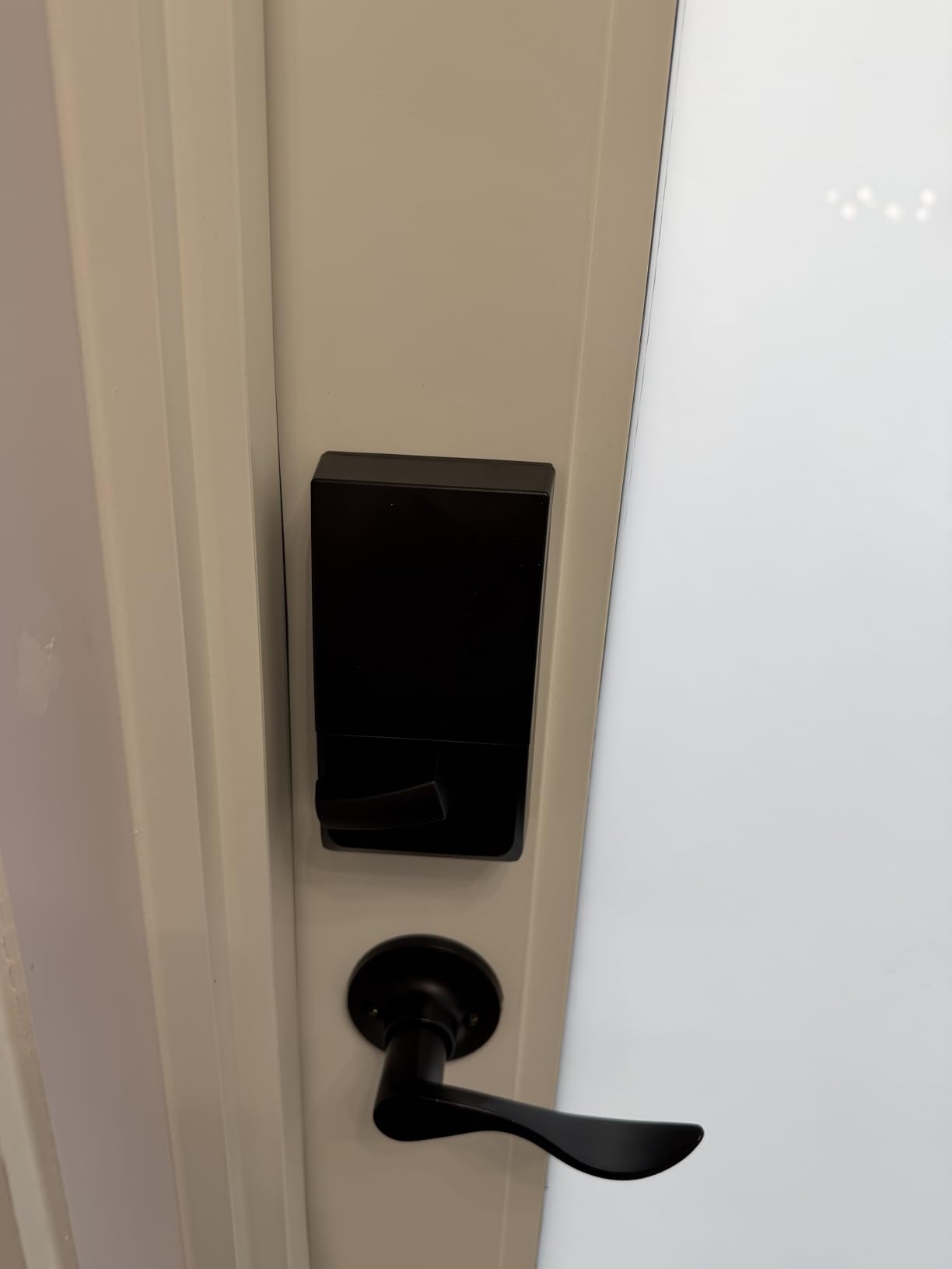 Schlage Encode Smart WiFi Deadbolt Lock with Century Trim, Matte Black | Keyless entry door lock, Touchscreen keypad, App control, Alexa, Google Home, Ring & Airbnb compatible, Certified security customer photo 2