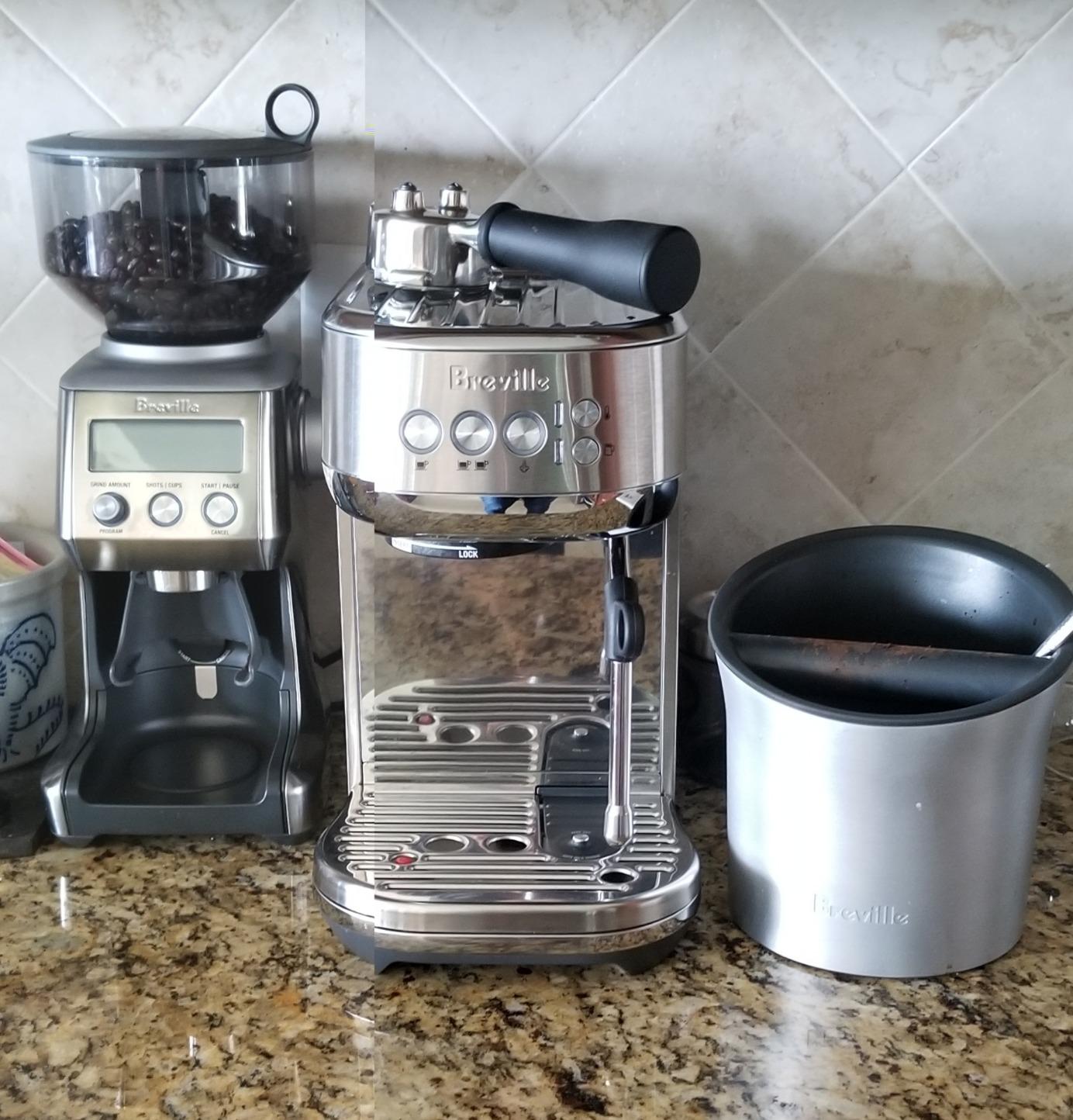 Breville BES500BSS Bambino Plus Espresso Machine, Brushed Stainless Steel, Compact Semi-Automatic customer photo 2
