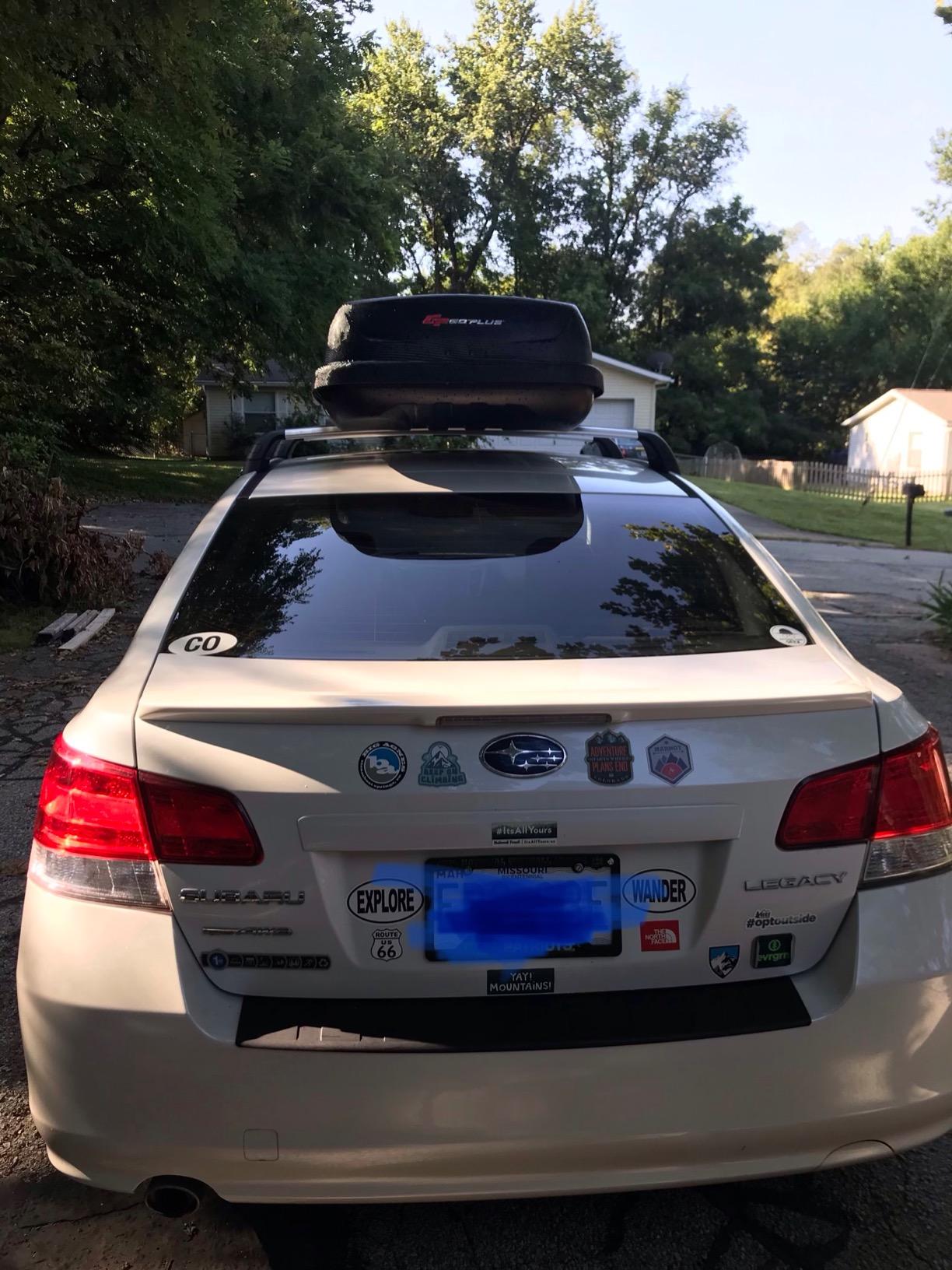Goplus Rooftop Cargo Carrier Hard Shell, 14 Cubic Feet Waterproof with Dual Side Opening, Security Key, 165LBS Capacity customer photo 1