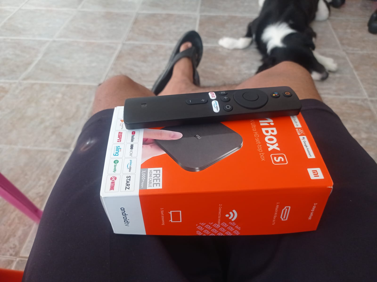 Xiaomi TV Box S 3rd Gen - 4K UHD, Google TV, 32GB Memory, Dolby Vision & Atmos, WiFi 6, HDMI 2.1, Fast Streaming, Compact and Powerful customer photo 1