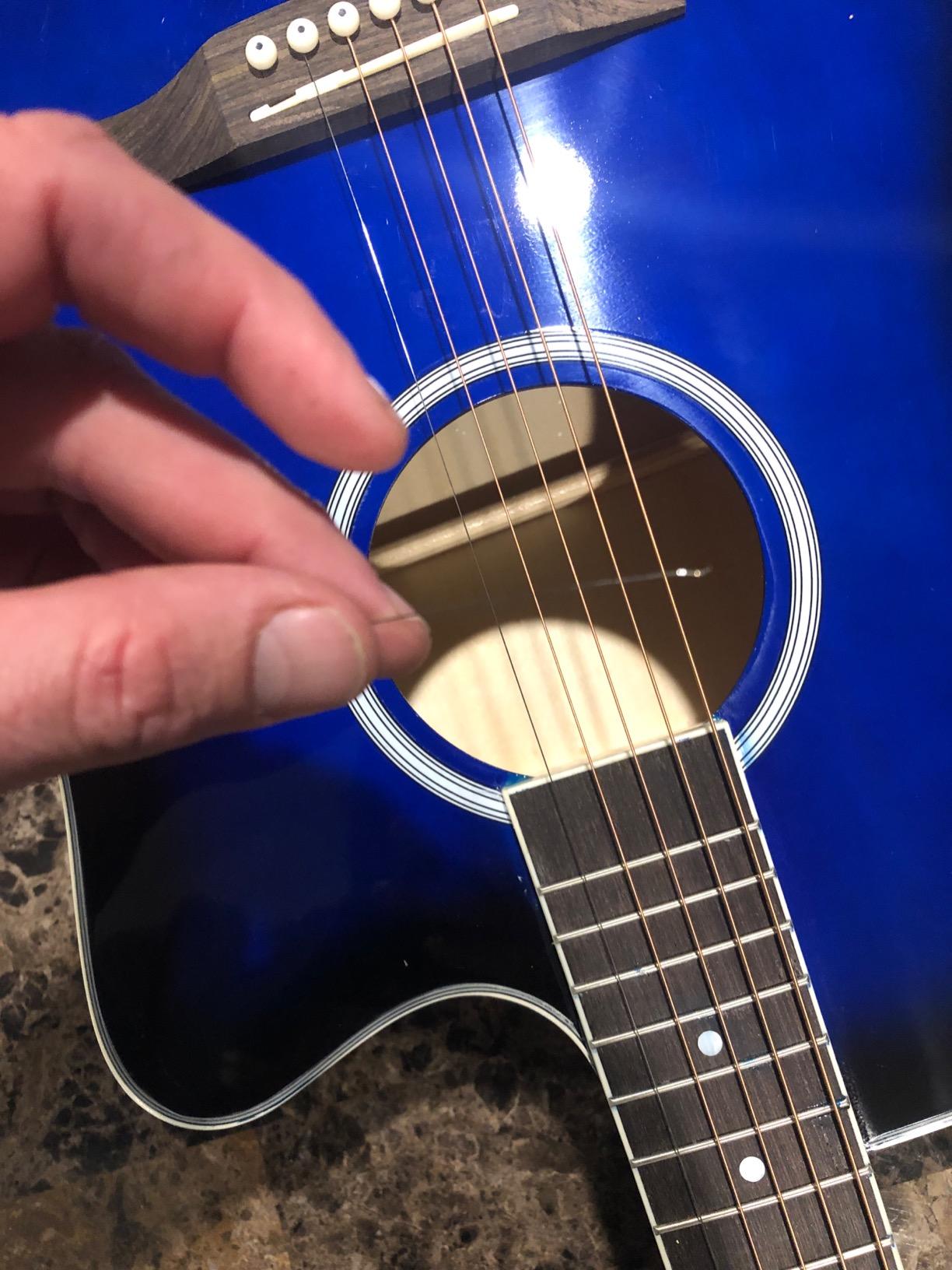 Best Choice Products 41in Beginner Acoustic Guitar Full Size All Wood Cutaway Guitar Starter Set w/Case, Strap, Capo, Strings, Picks - Sunburst customer photo 1