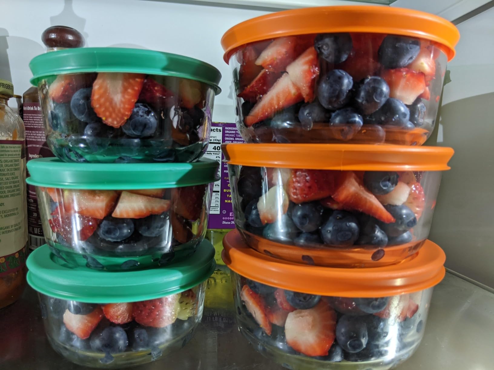 Pyrex Simply Store (12-Pack) Glass Food Storage Containers Set | Meal prep containers (1, 2 & 3 cup) with BPA-free plastic lids, microwave & dishwasher safe customer photo 2