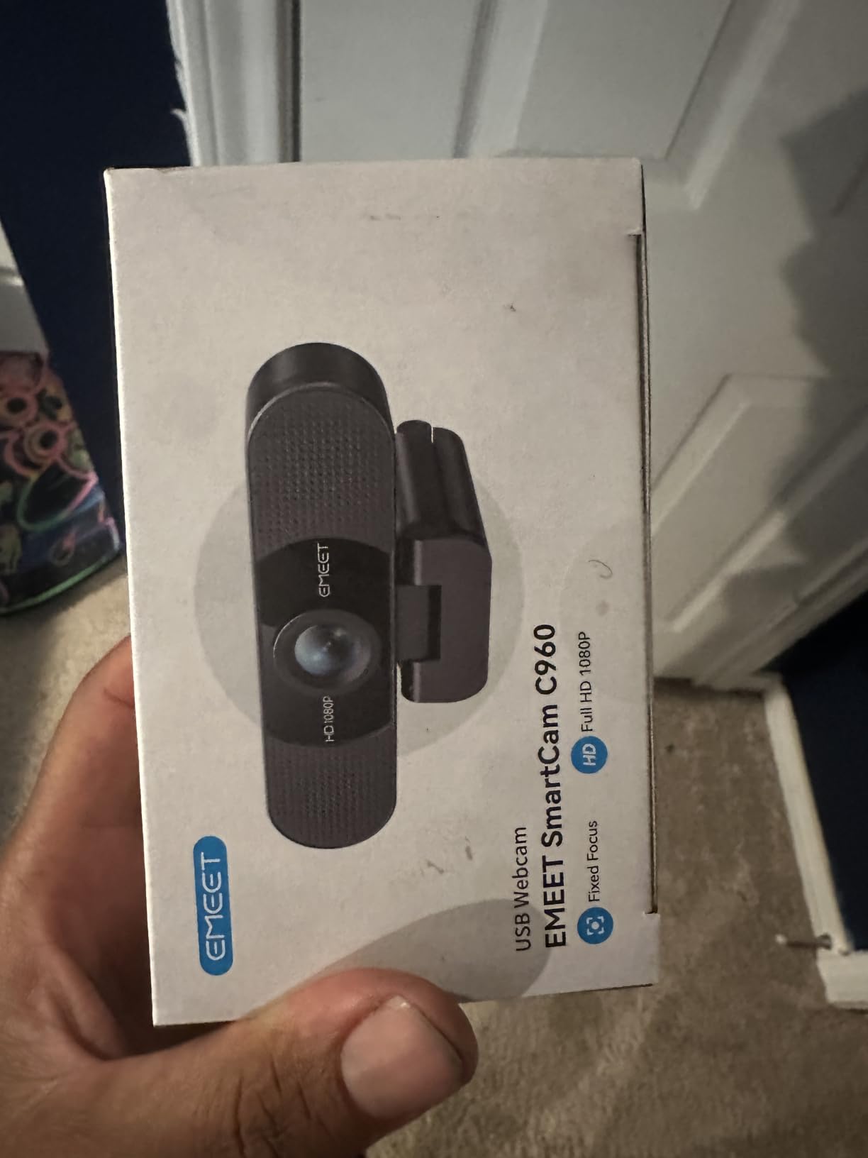 EMEET 1080P Webcam with Microphone, C960 Web Camera customer photo 2