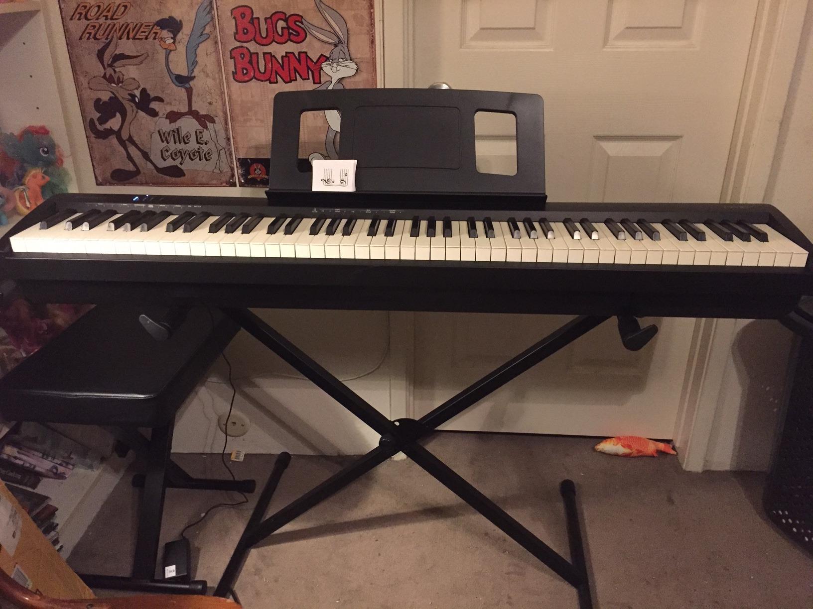Roland FP-10 Compact 88-Note Digital Piano | SuperNATURAL Piano Tones | Authentic Acoustic Feel Keyboard | Great for Beginners & Experienced Players | Bluetooth & MIDI Connectivity customer photo 1