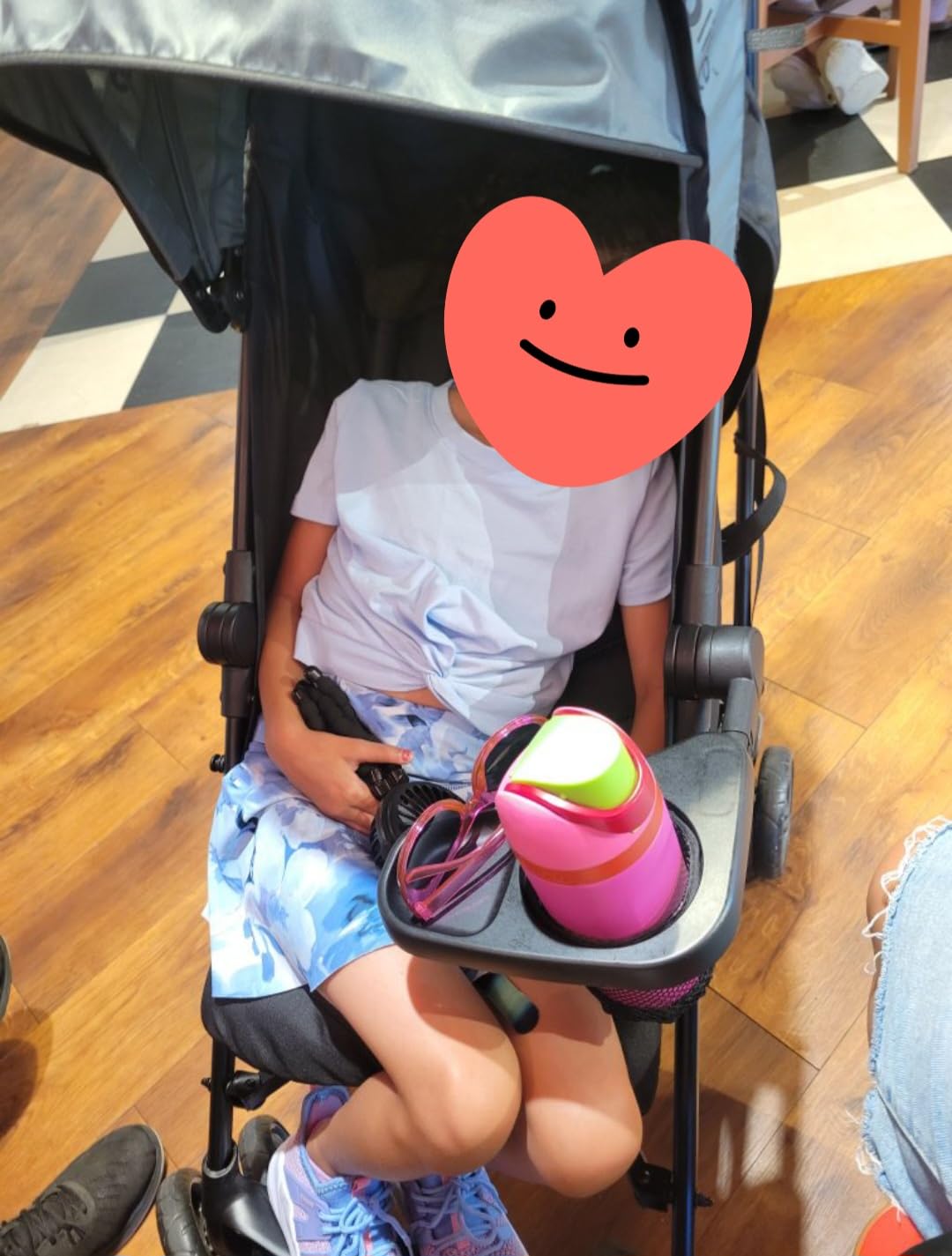 3Dlite Convenience Stroller, Jet Black - Lightweight Stroller with Aluminum Frame, Large Seat Area, 4 Position Recline, Extra Large Storage Basket - Infant Stroller for Travel & More customer photo 1
