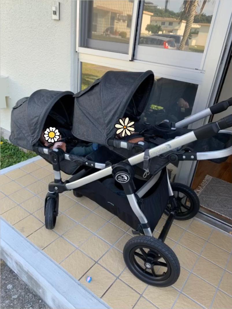 Baby Jogger City Select Double Stroller | Baby Stroller with 16 Ways to Ride, Included Second Seat | Quick Fold Stroller, Jet customer photo 2