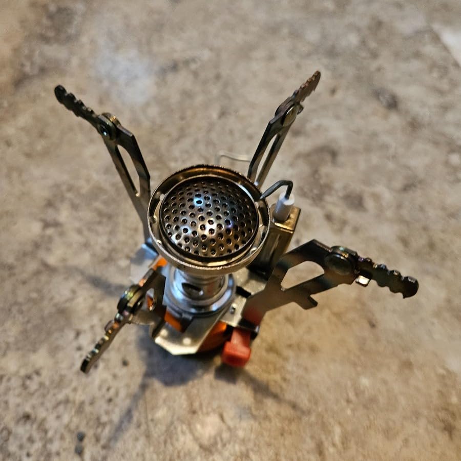AOTU Portable Camping Stoves Backpacking Stove with Piezo Ignition Stable Support Wind-Resistance Camp Stove for Outdoor Camping Hiking Cooking customer photo 2