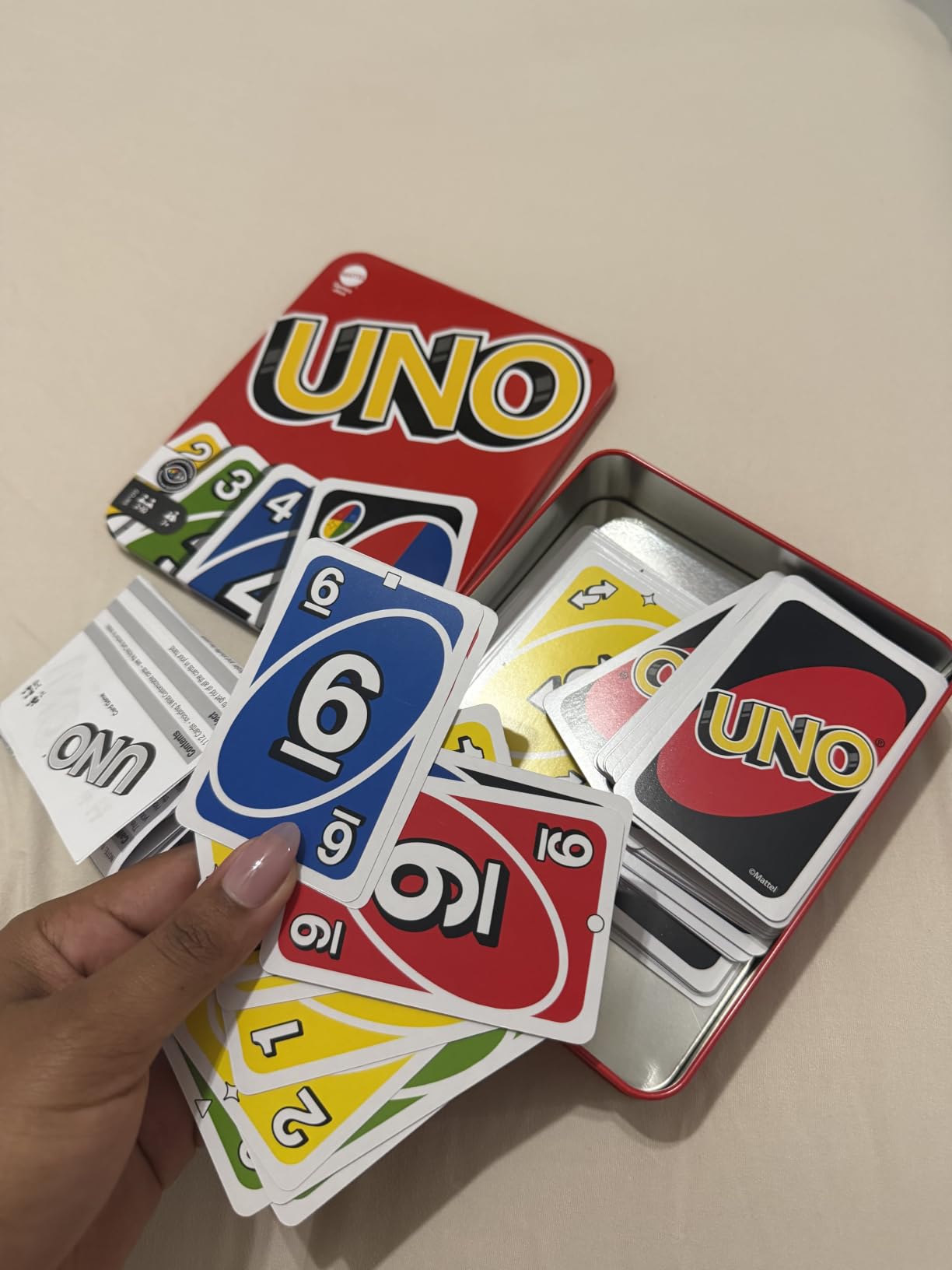 Mattel Games UNO Card Game for Kid, Adult & Family Nights & Parties, Travel & Vacations, Color Blind Accessible & Customizable Deck (Amazon Exclusive) customer photo 1