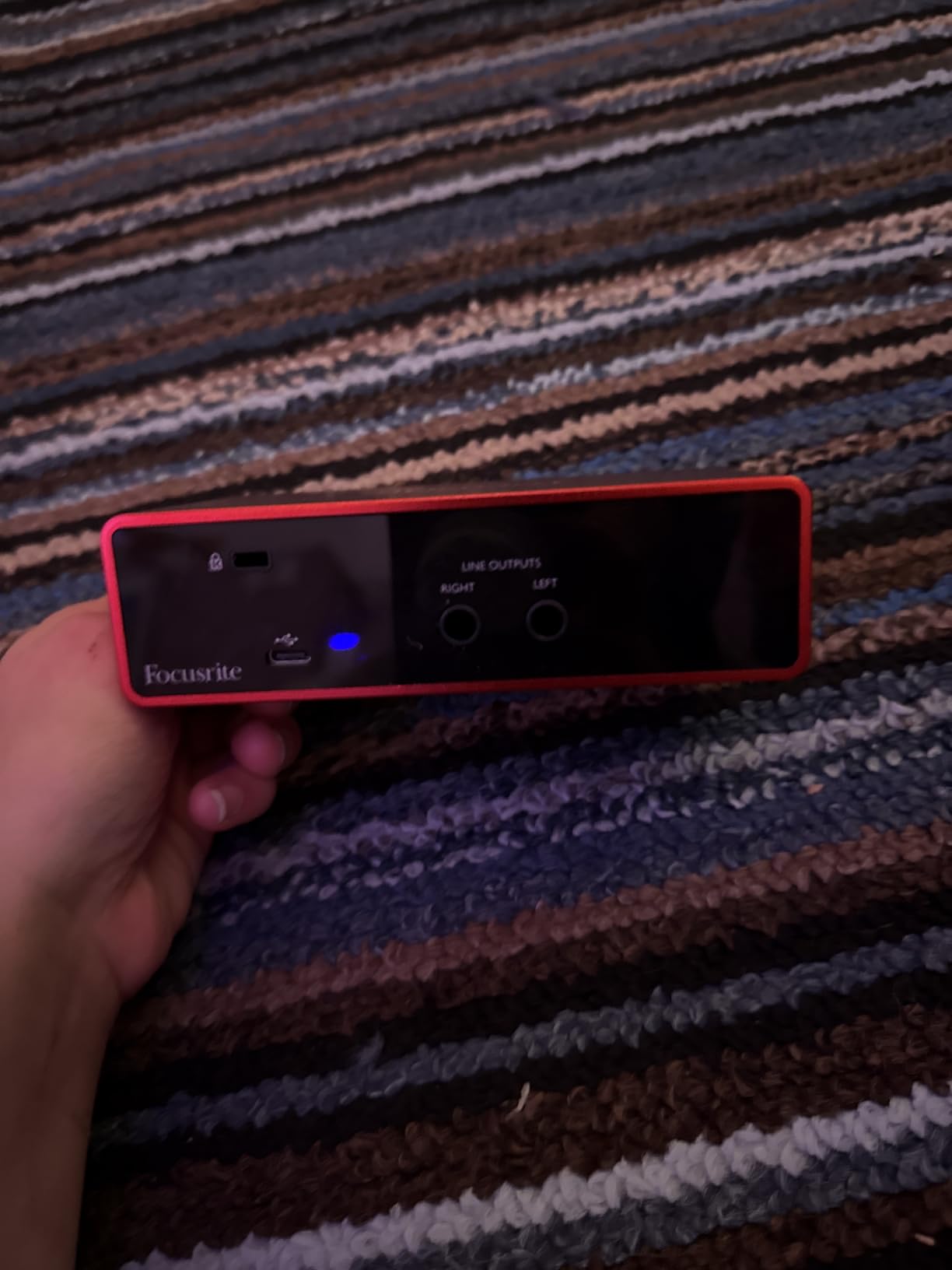 Focusrite Scarlett Solo 3rd Gen USB Audio Interface for Guitarists, Vocalists, Podcasters or Producers to record and playback studio quality sound customer photo 1