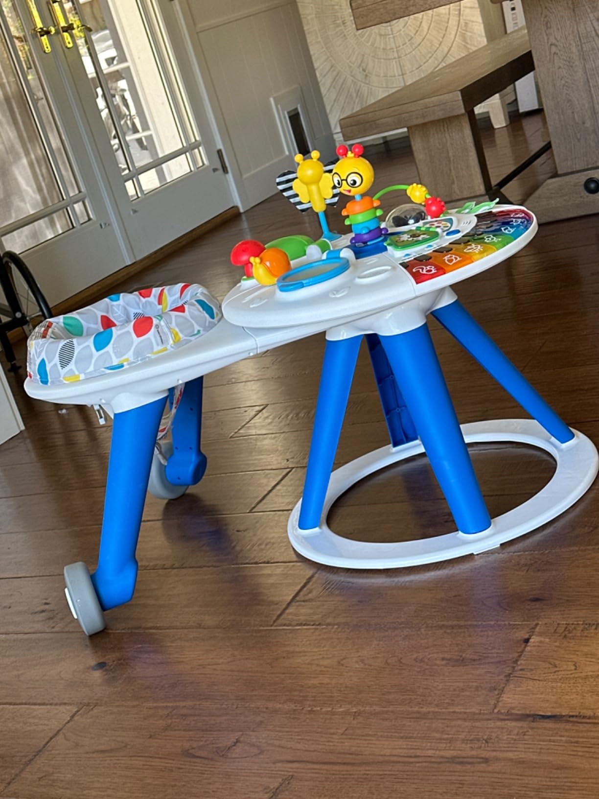 Baby Einstein 4-in-1 Activity Center & Walker with Piano, Age 6M+ | 4 ways to grow: walker, discovery table, art table & floor play-entertains babies 6-36 months with 15+ activities customer photo 1