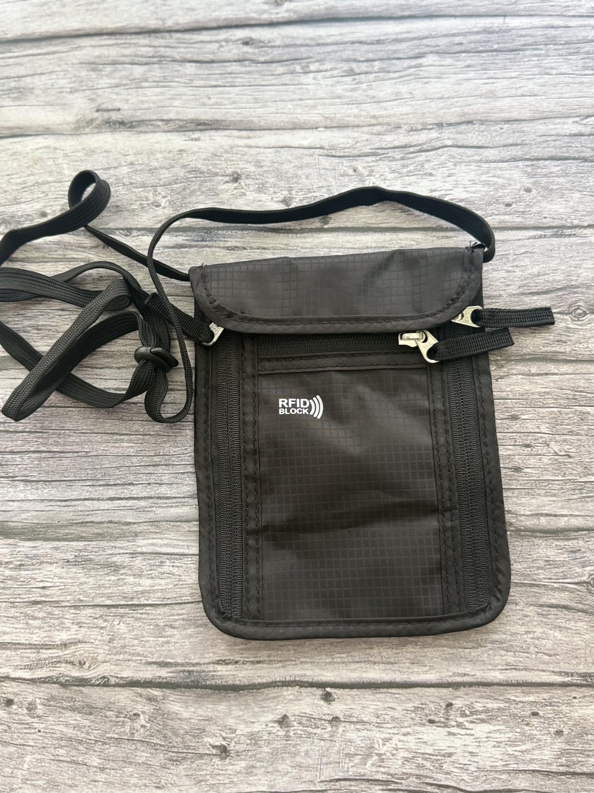 Travel Pouch Neck Wallet Family Passport Holder Organizer Case with RFID Blocking customer photo 1