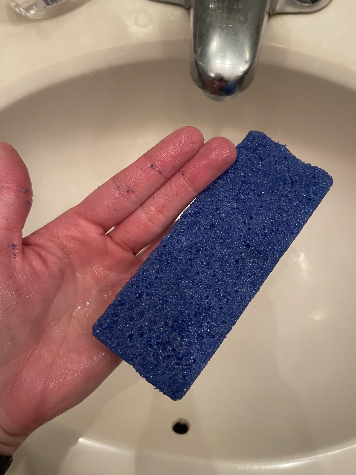 Maryton Foot Pumice Stone for Feet Hard Skin Callus Remover and Scrubber (Pack of 4) (Blue) customer photo 2