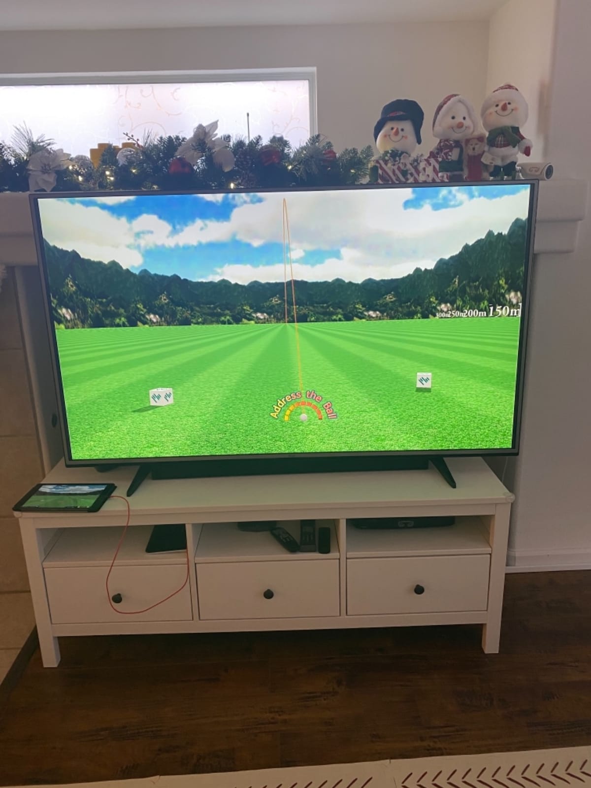 PHIGOLF Home Golf Simulator, Motion Sensor & 3D Analysis for Practice & Fun | Interactive Golf game with Motion Sensor & Swing Stick, Indoor & Outdoor, 38,000+ Courses, Mobile & E6 Connect customer photo 1