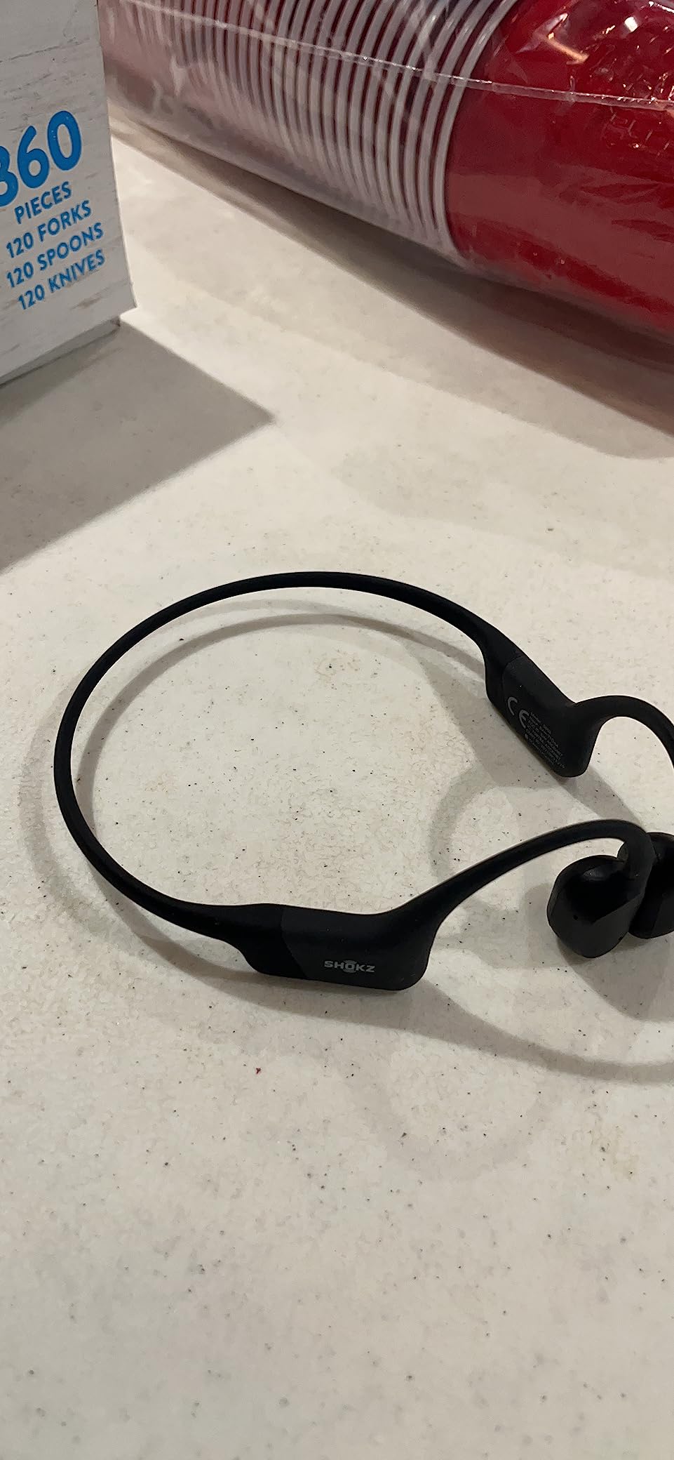 Aftershokz Aeropex (Rebranded as Shokz OpenRun) - Open-Ear Bluetooth Bone Conduction Sport Headphones - Sweat Resistant Wireless Earphones for Workouts and Running - Built-in Mic customer photo 2