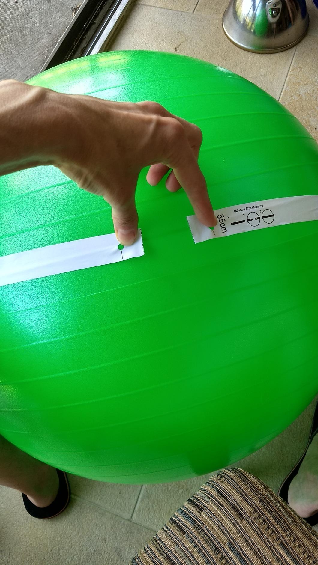 Fitvids Anti-Burst and Slip Resistant Exercise Ball Yoga Ball Fitness Ball Birthing Ball with Quick Pump customer photo 1