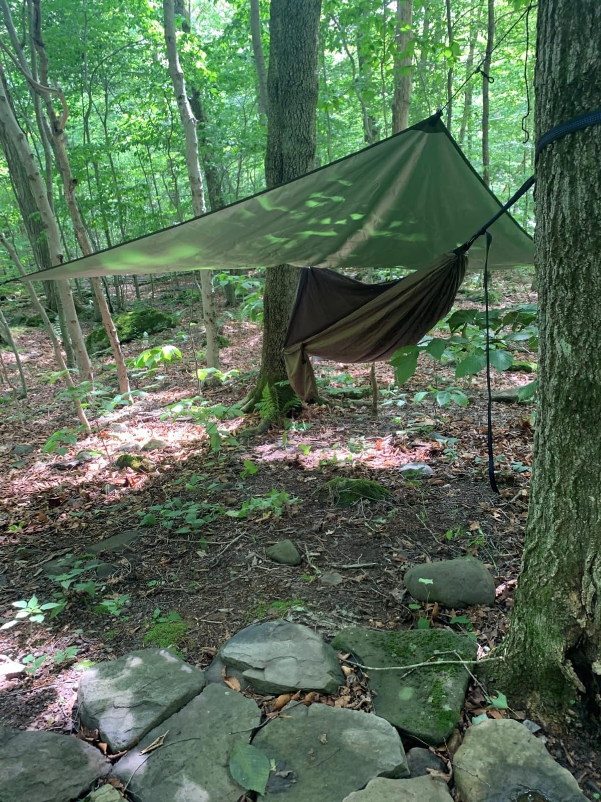 Camping Hammock with Rain Fly Tarp and Mosquito Net Tent Tree Straps customer photo 1