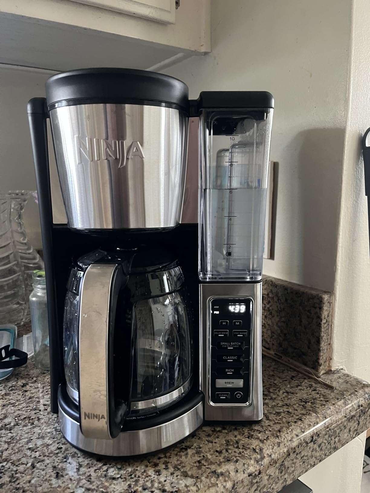 Ninja Fresh Brew Coffee Maker, 12 Cup Glass Carafe, Stainless Steel, CE251, Programmable customer photo 1