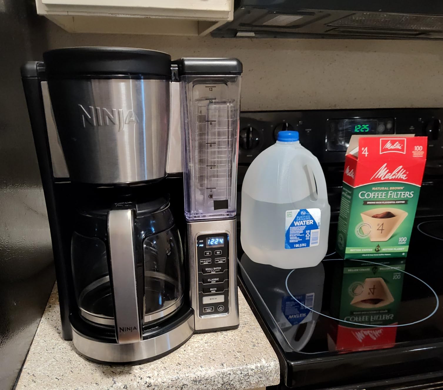 Ninja Fresh Brew Coffee Maker, 12 Cup Glass Carafe, Stainless Steel, CE251, Programmable customer photo 2