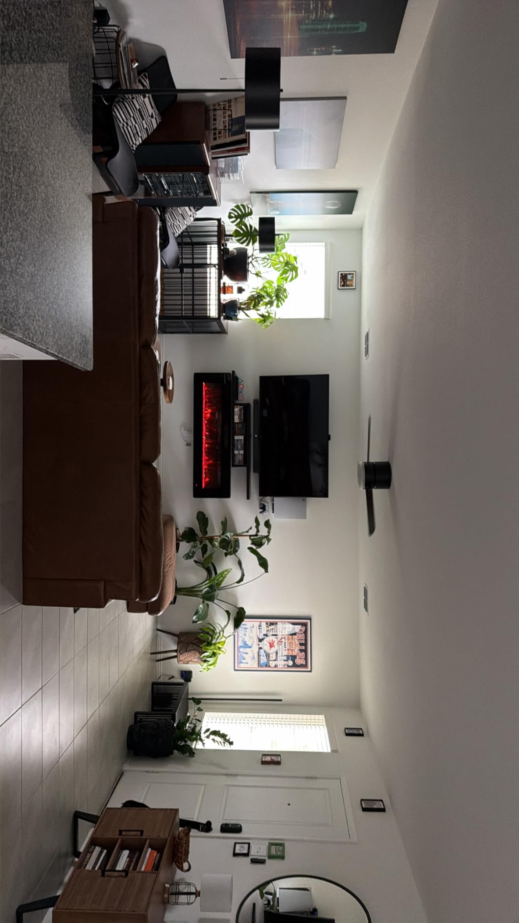 R.W.FLAME Electric Fireplace 50 inch Recessed and Wall Mounted, The Thinnest Fireplace, Low Noise, Fit for 2 x 6 Stud, Remote Control with Timer, Touch Screen, Adjustable Flame Colors and Speed customer photo 1