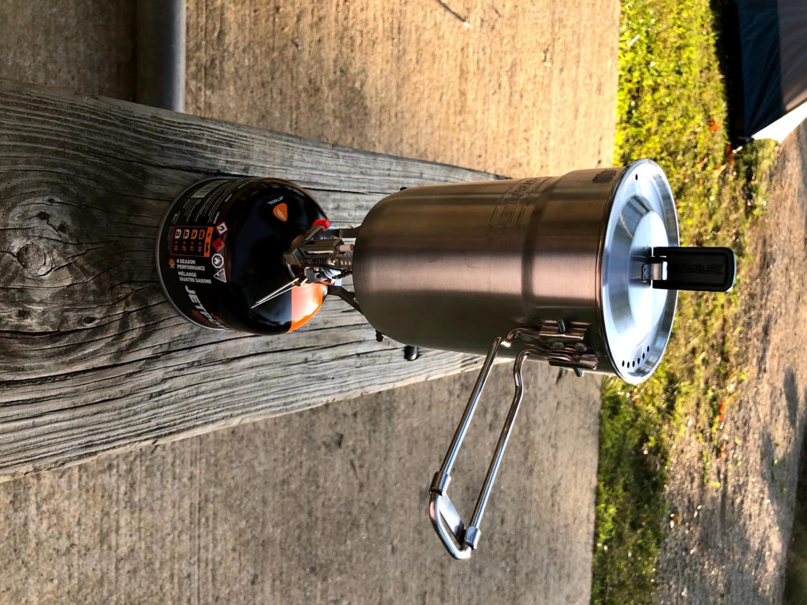 Etekcity Ultralight Portable Outdoor Backpacking Camping Stove with Piezo Ignition (Orange, 1 Pack) customer photo 1