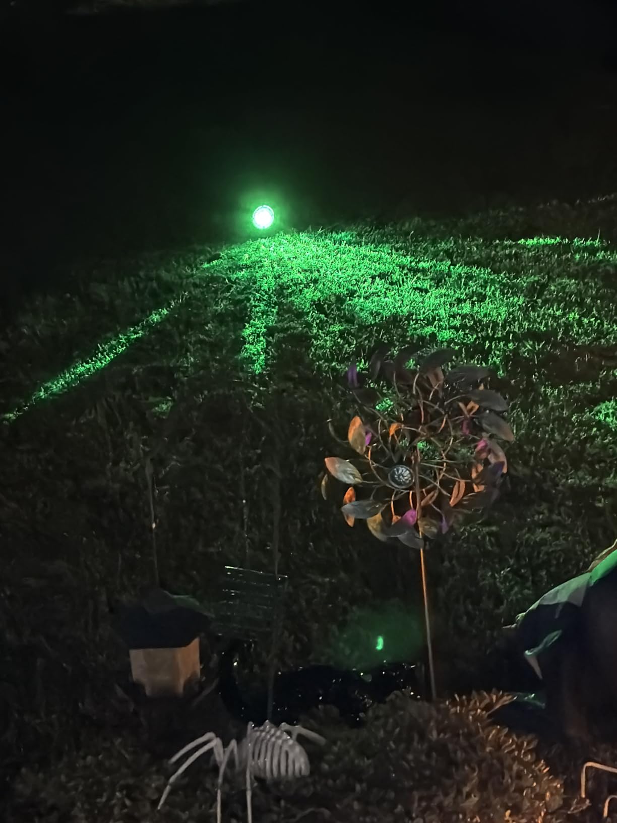 Hekation Christmas Halloween Projector Lights Outdoor, Projector Lights Outdoor Decorations for Yard, 15 Colors Water Wave Ocean Effect Night Lights Projector, Waterproof, Remote, Timing customer photo 1