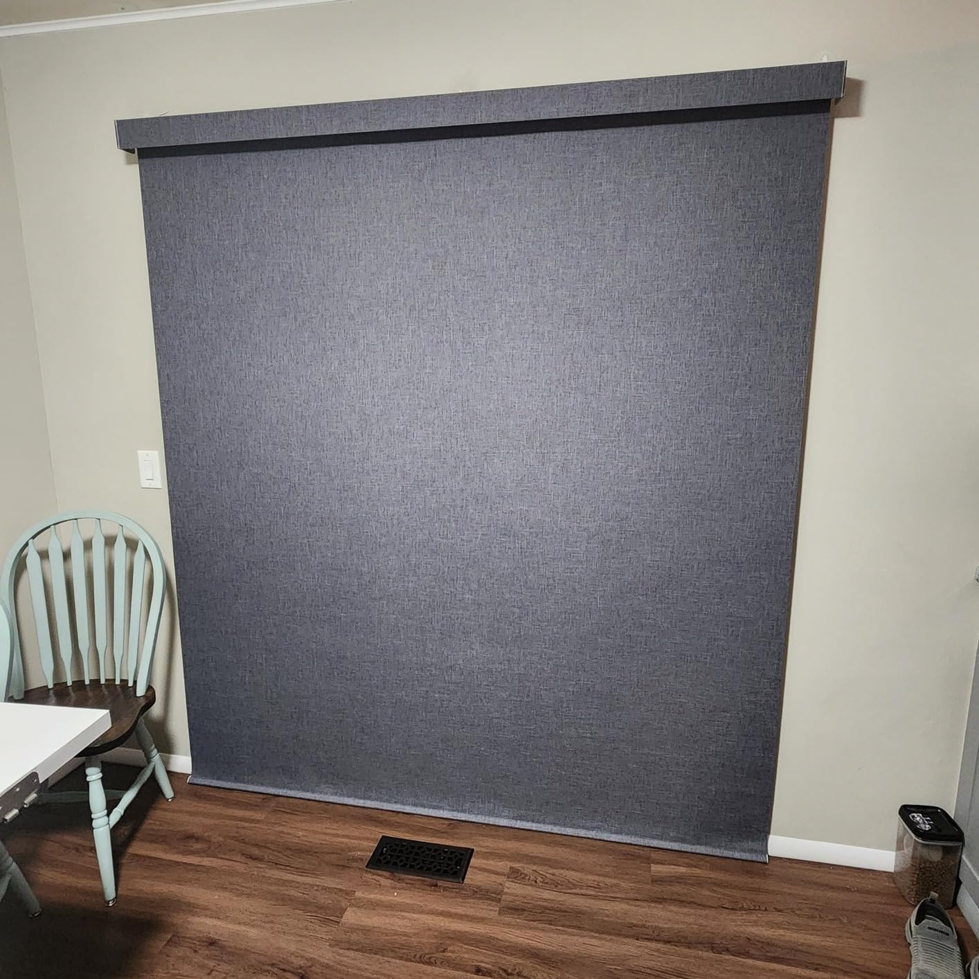 Yoolax Motorized Blinds with Remote, 100% Blackout Smart Blinds Custom Size | Motorized Shades for Indoor Windows, Works with Alexa Google Home Apple Home, Automatic Roller Shades for Bedroom Home Office customer photo 1