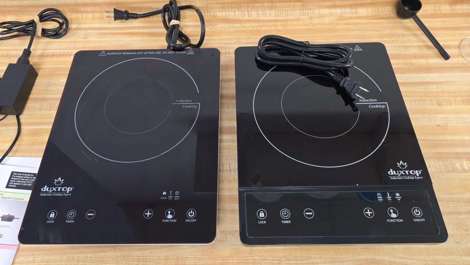 Duxtop Portable Induction Cooktop, Induction Burner 1800W 8500ST E210C2 | Countertop Burner with Timer and Sensor Touch customer photo 1