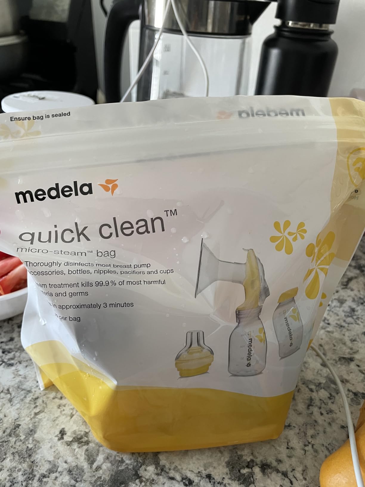 Medela Quick Clean Micro-Steam Bags | Microwave Steam Cleaning Bags | 12Ct customer photo 1
