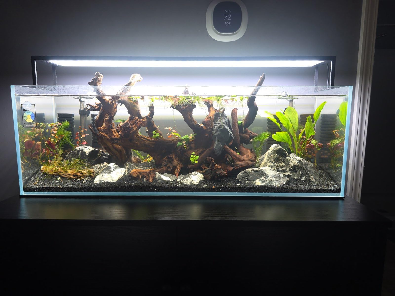 UNS Ultra Clear Rimless Tank - 21.3GAL | 81L - 35.43x11.81x11.81 | 90x30x30 CM, 8mm Glass Thickness, Leveling Mat Included customer photo 2