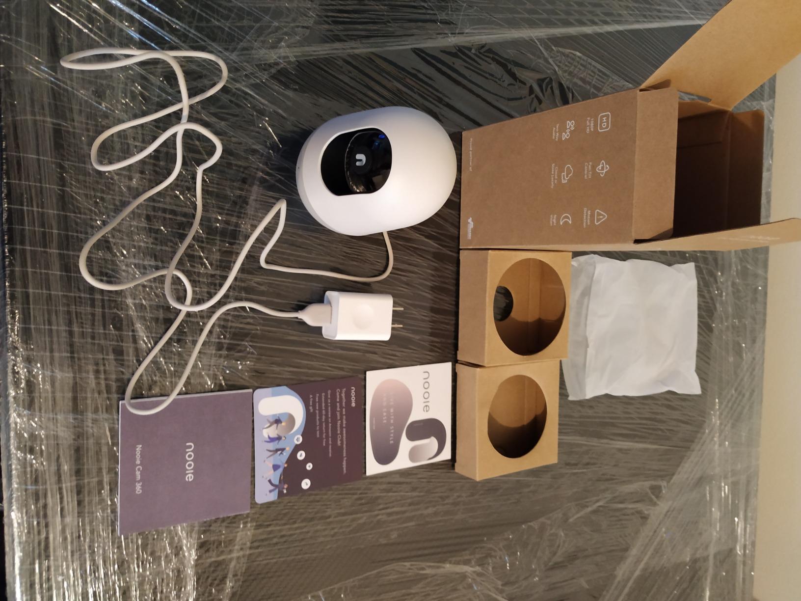 Nooie Baby Monitor with Camera 2 Pack, WiFi Baby Monitor Camera, 360-degree 2K, Smart Baby Camera with Motion Tracking, Night Vision, Two Way Audio & Sound Detection, Works with Alexa, SD Card and Cloud customer photo 2